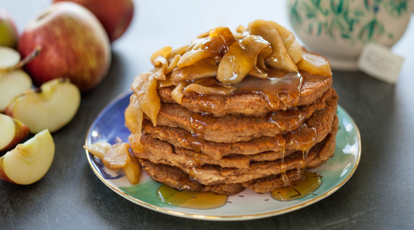 Apple Cinnamon Pancakes {gluten-free, dairy-free}
