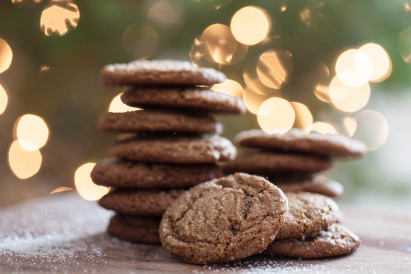 Chewy Ginger Snap Cookies