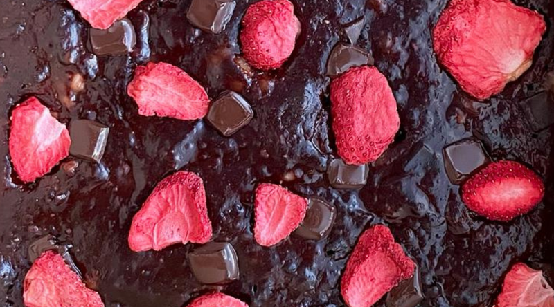 Healthy Banana Brownies {Flourless, Gluten-Free, and Paleo}