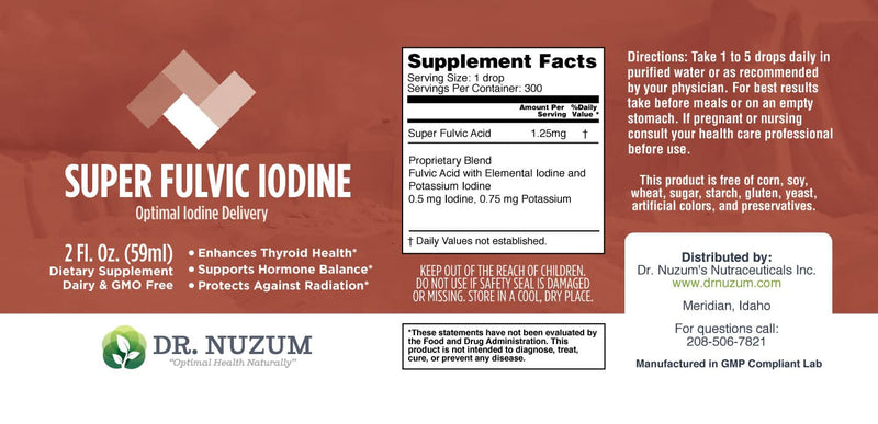 Super Fulvic Iodine